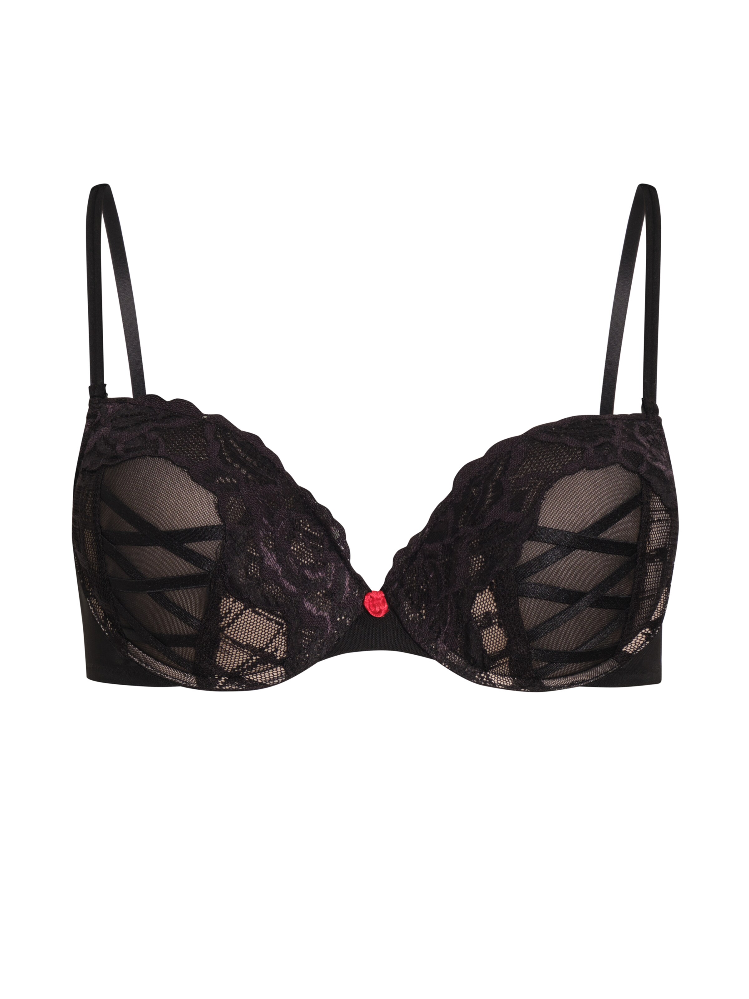 melns Dagi "Push-up" Krūšturis: no priekšpuses