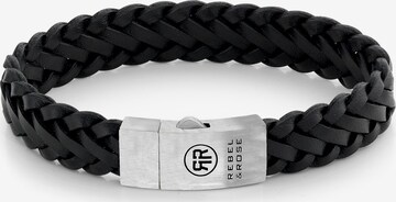 Rebel & Rose Bracelet in Black: front