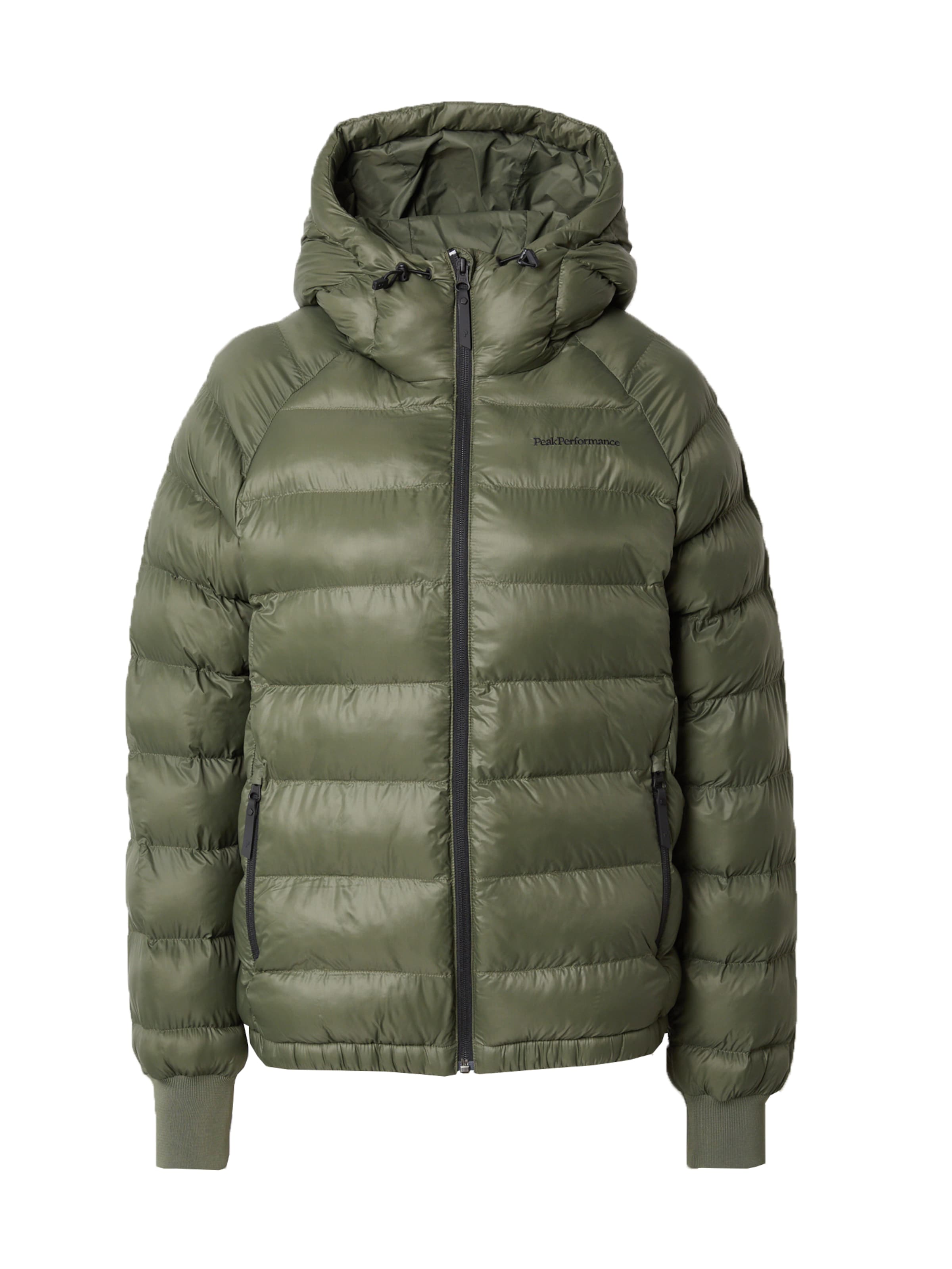 PEAK PERFORMANCE Športna jakna 'Tomic' | zelena / črna barva, Prikaz izdelka