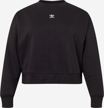 ADIDAS ORIGINALS Sweatshirt 'Adicolor Essentials Crew ' in Black: front