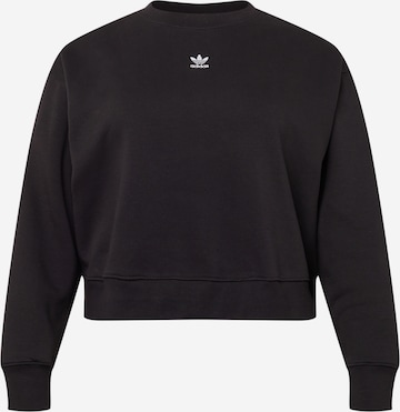 ADIDAS ORIGINALS Μπλούζα φούτερ 'Adicolor Essentials Crew ' σε μαύρο: μπροστά