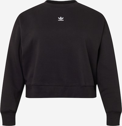 ADIDAS ORIGINALS Sweatshirt 'Adicolor Essentials Crew ' in de kleur Zwart / Wit, Productweergave