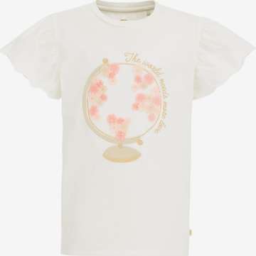 WE Fashion - Camiseta en blanco: frente