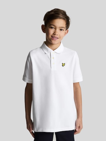 T-Shirt Lyle & Scott en blanc : devant