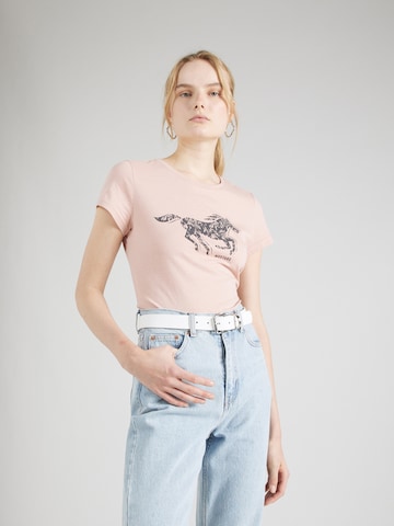 MUSTANG T-Shirt 'Alexia' in Pink: predná strana