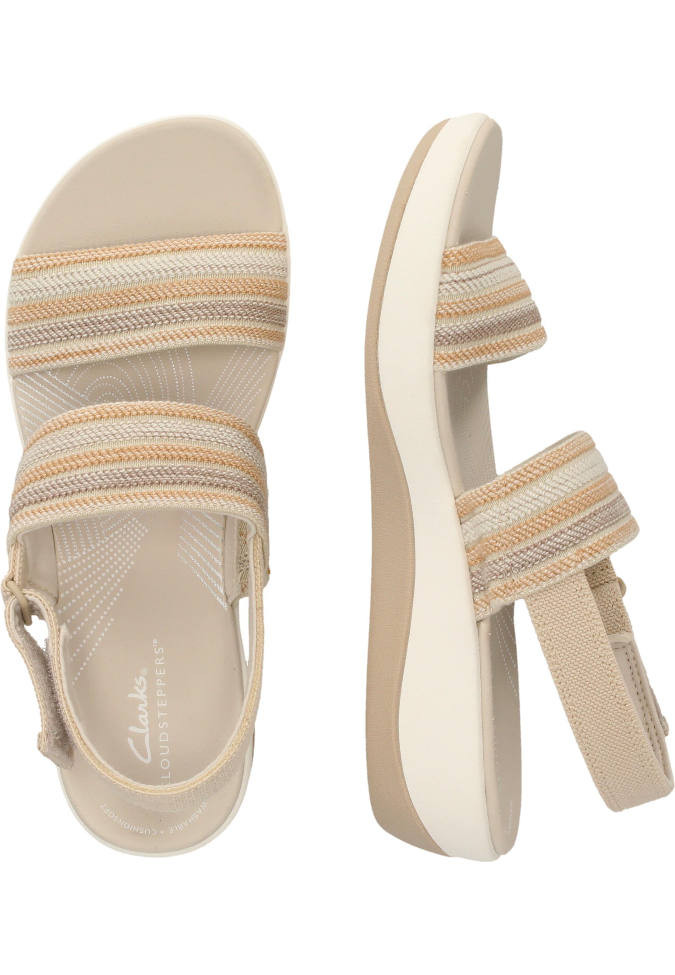 CLARKS Sandal 'Arla' in Beige