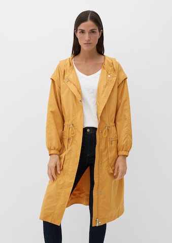 s.Oliver Ανοιξιάτικο και φθινοπωρινό παλτό σε κίτρινο: μπροστά