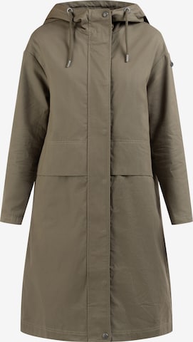 Manteau mi-saison DreiMaster Vintage en vert : devant