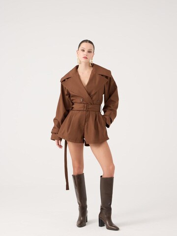 HOLLY LOLLY Jumpsuit in Braun: Vorderseite