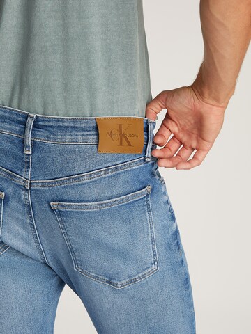 Calvin Klein Jeans Скинни Джинсы в Синий