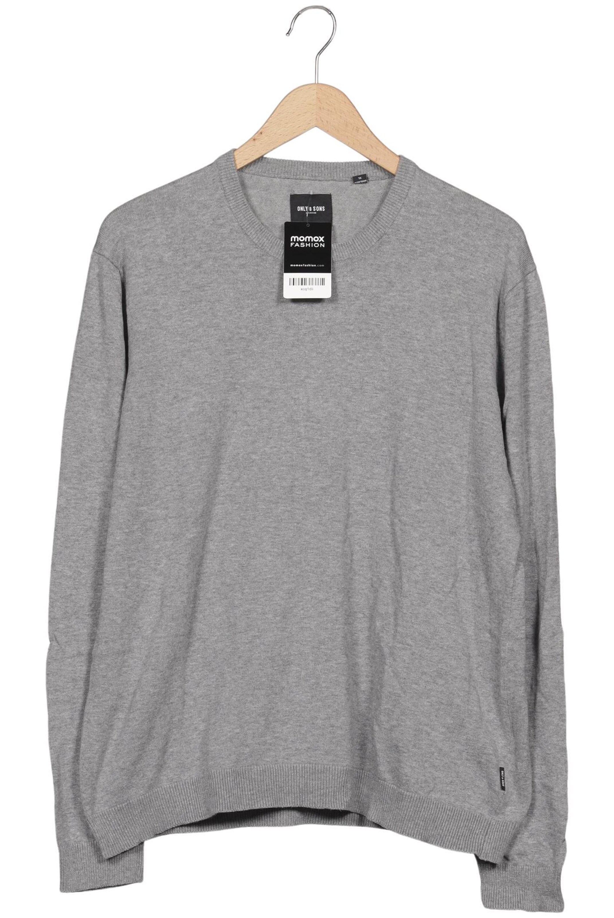 Only & Sons Pullover XL in Grau: Vorderseite