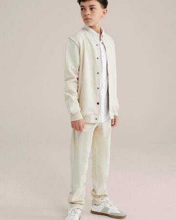 WE Fashion Regular Панталон в бежово