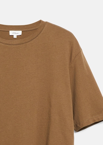 s.Oliver T-Shirt in Braun