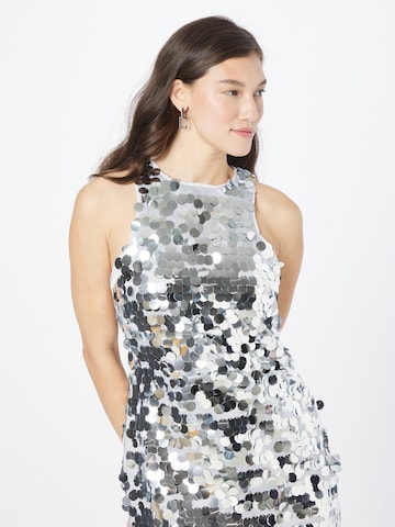 NA-KD Cocktail Dress in Silver