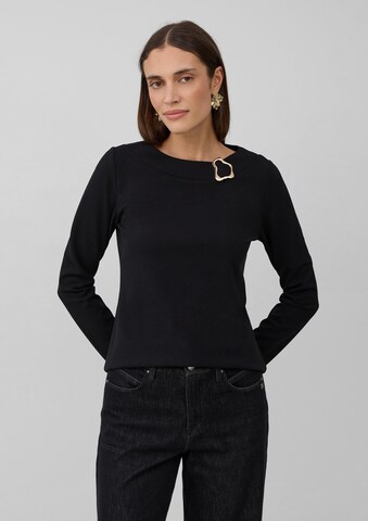 s.Oliver Shirt in Zwart: voorkant