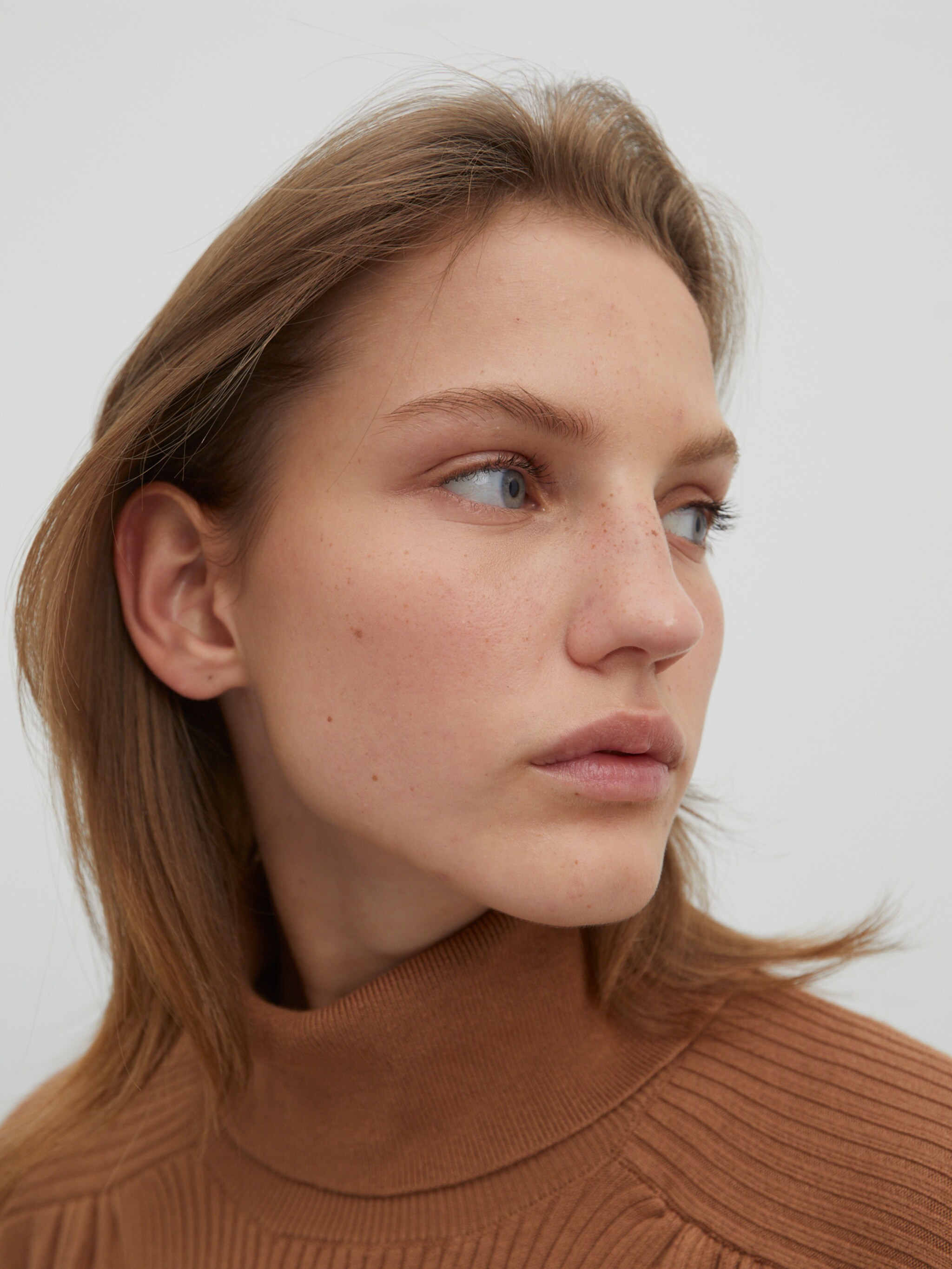 EDITED Produits Robes en maille 'Malene' marron