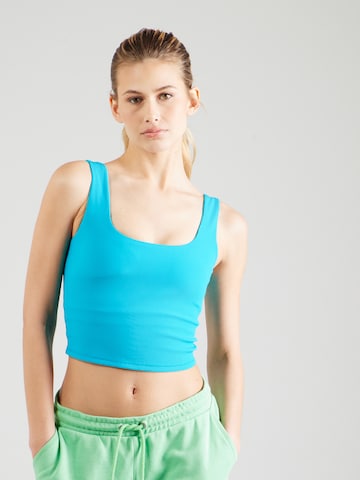 Bustino Reggiseno sportivo 'GO FLEX' di SKECHERS in blu: frontale