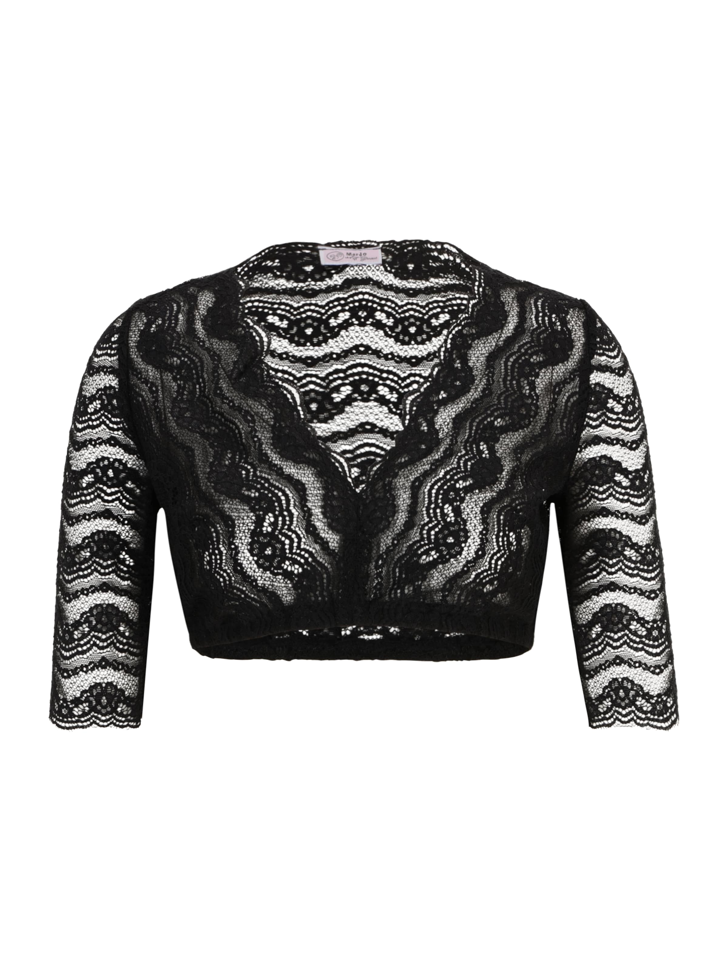 MARJO Bluse 'Gina Lotta' i sort: forside