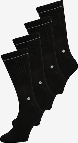 Albert Schäfer Socks in Black: front