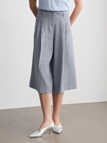 Dilvin Wide leg Broek 'Hose' in Grijs