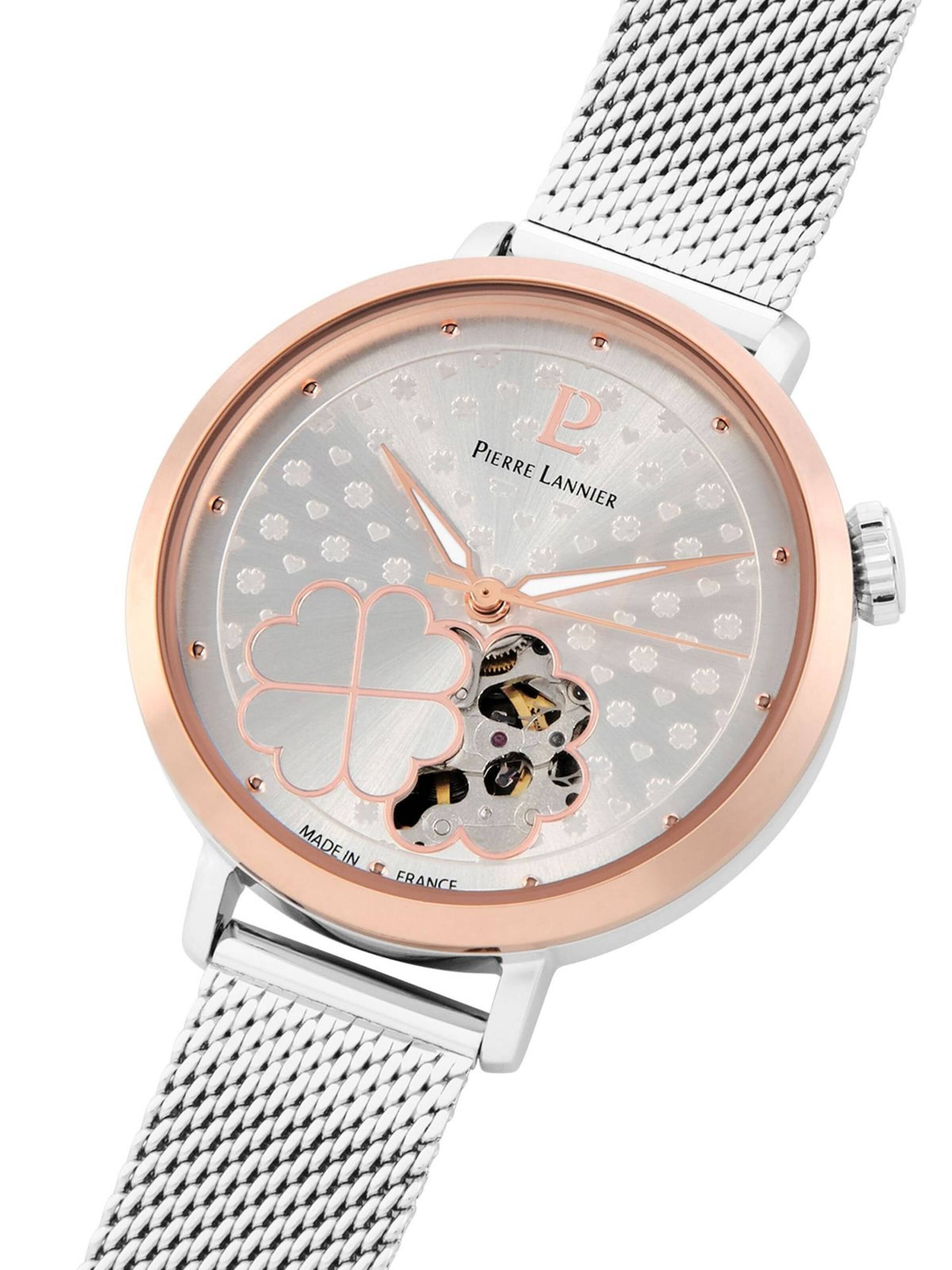 Pierre Lannier Analog watch 'Automatic watch Esperance' in Silver