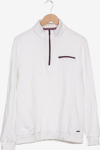 BRAX Sweatshirt & Zip-Up Hoodie in XL in White: front