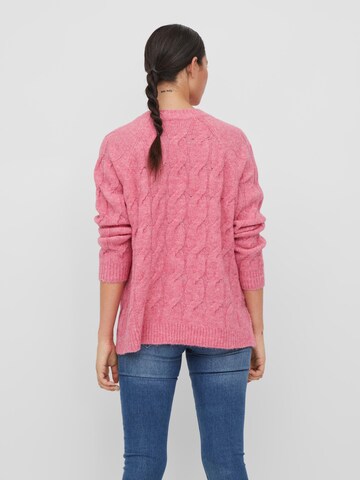 VILA Sweter 'Cabrina' w kolorze różowy