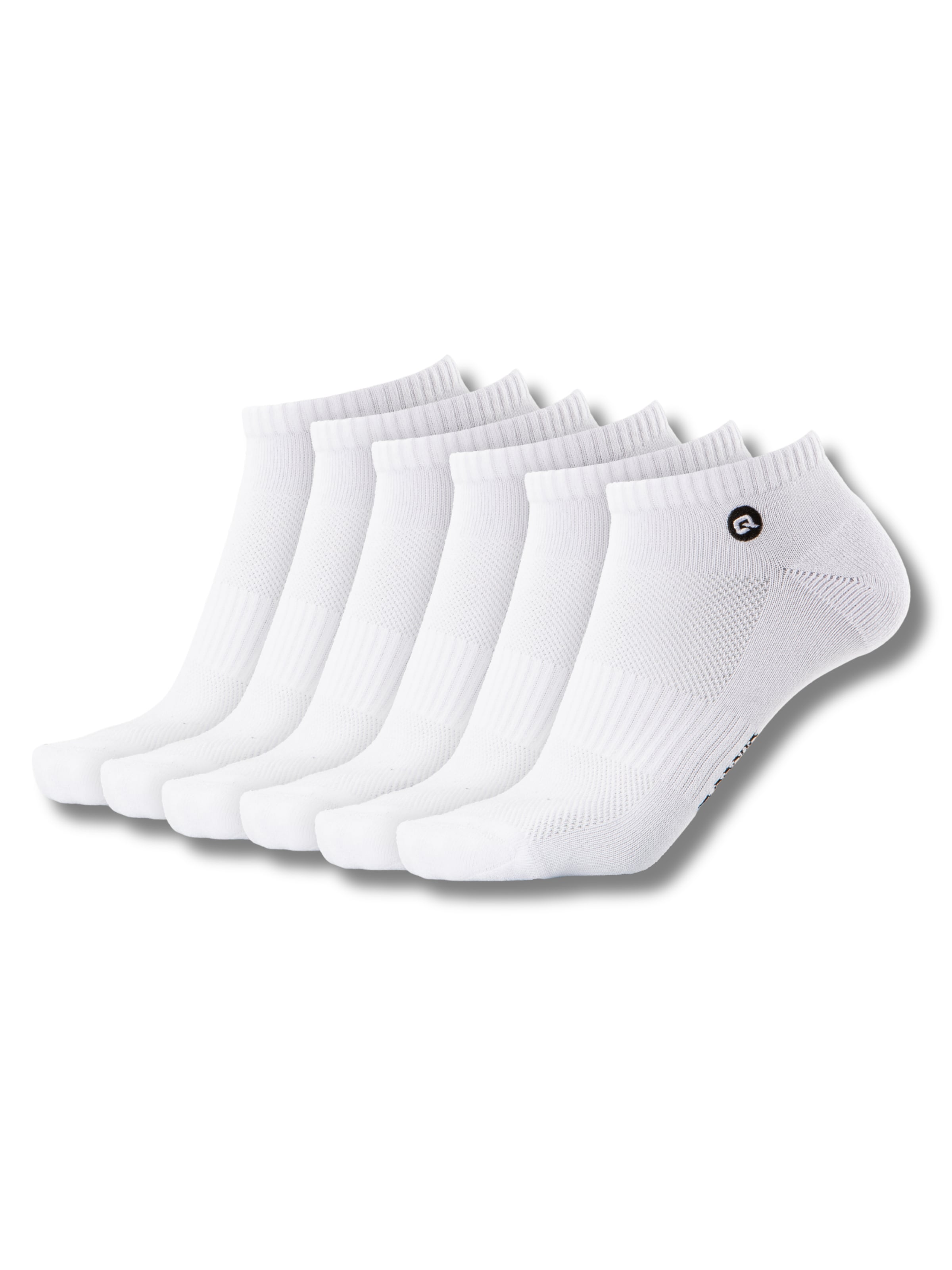 Chaussettes QOLONIA en blanc : devant