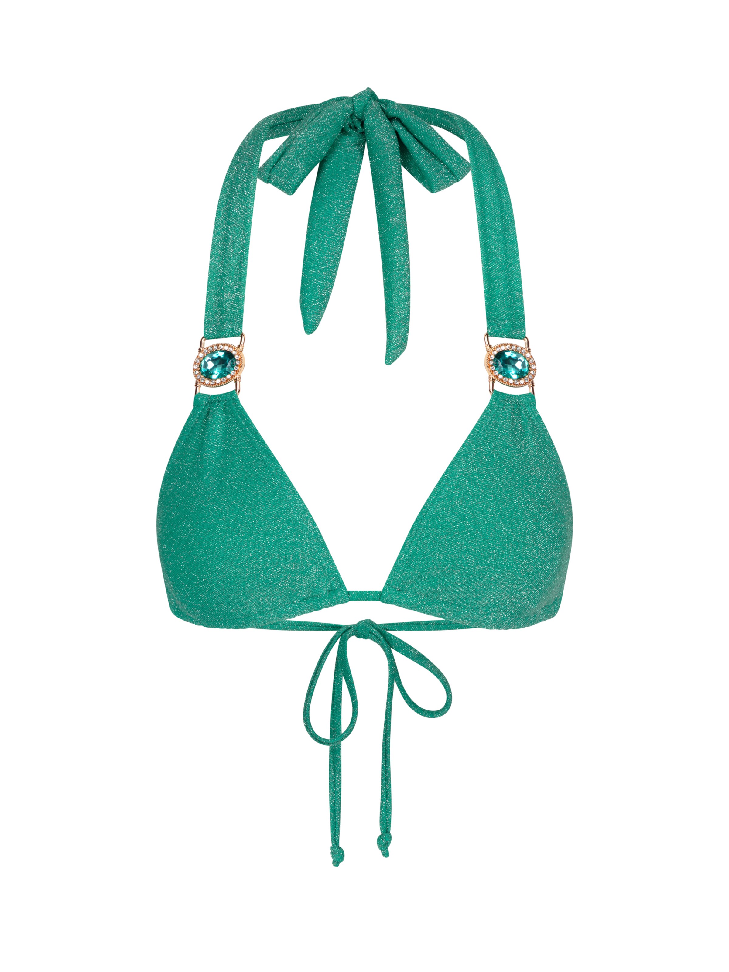 Moda Minx Bikinitop 'Lumiere Amour' in de kleur Groen, Productweergave