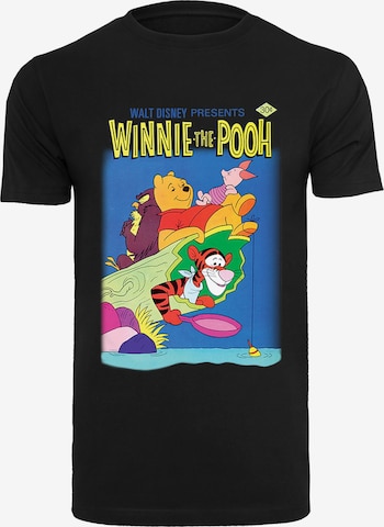 F4NT4STIC Shirt 'Winnie The Pooh Poster' in Black: front