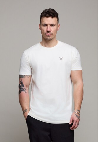 Distorted People T-Shirt in Weiß: Vorderseite