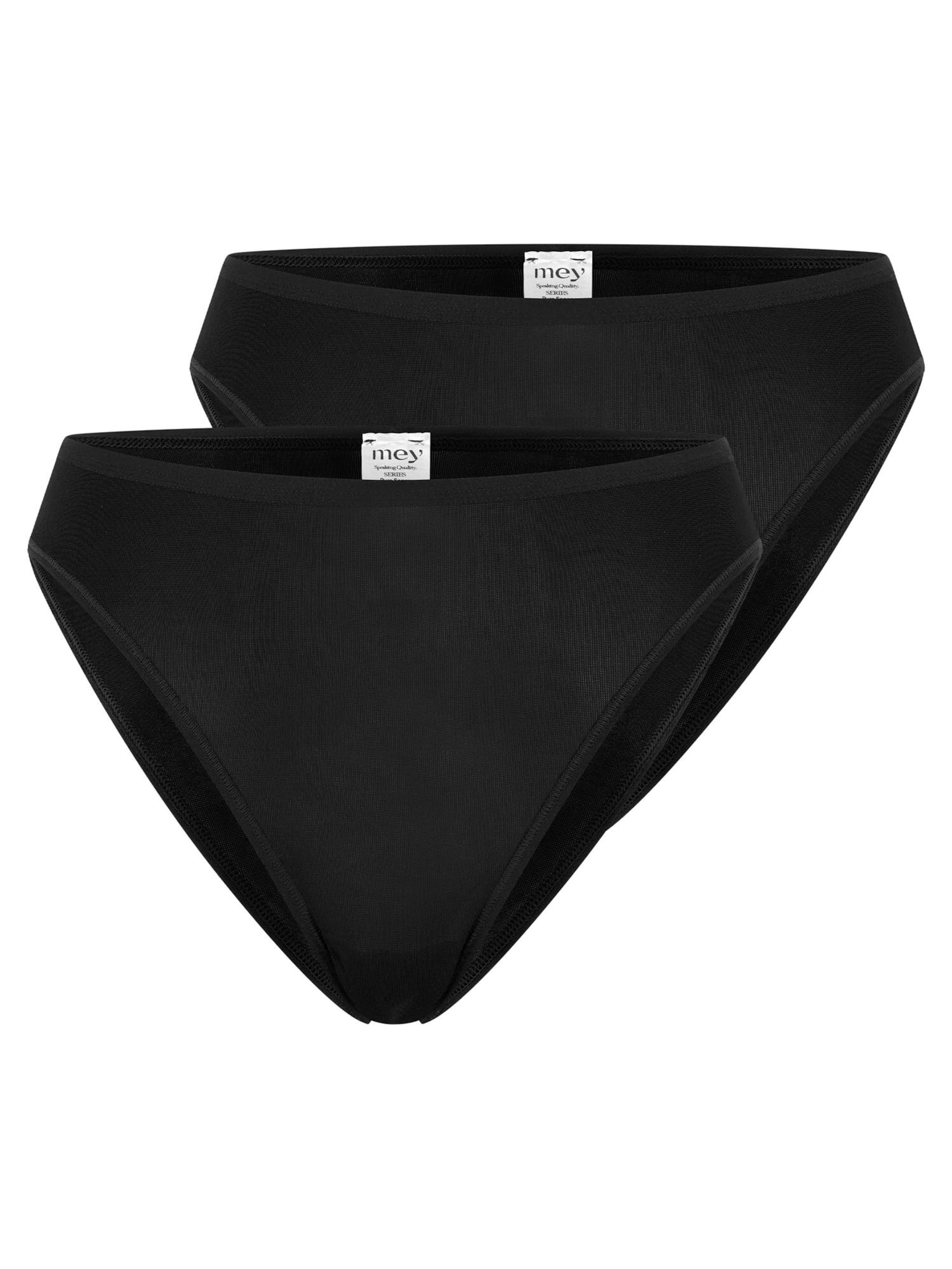 Slip 'Pure Sense' Mey en noir : devant