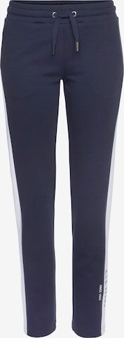 H.I.S Regular Pants in Blue: front