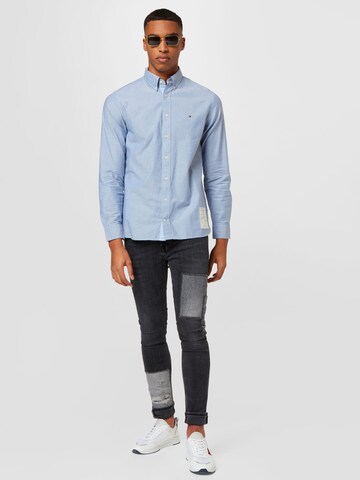 Tommy Remixed Regular fit Overhemd in Blauw