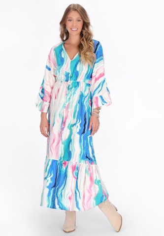 IZIA - Vestido 'Festival' en azul: frente