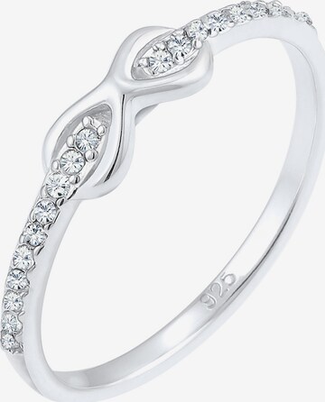 ELLI Ring 'Infinity' in Zilver: voorkant