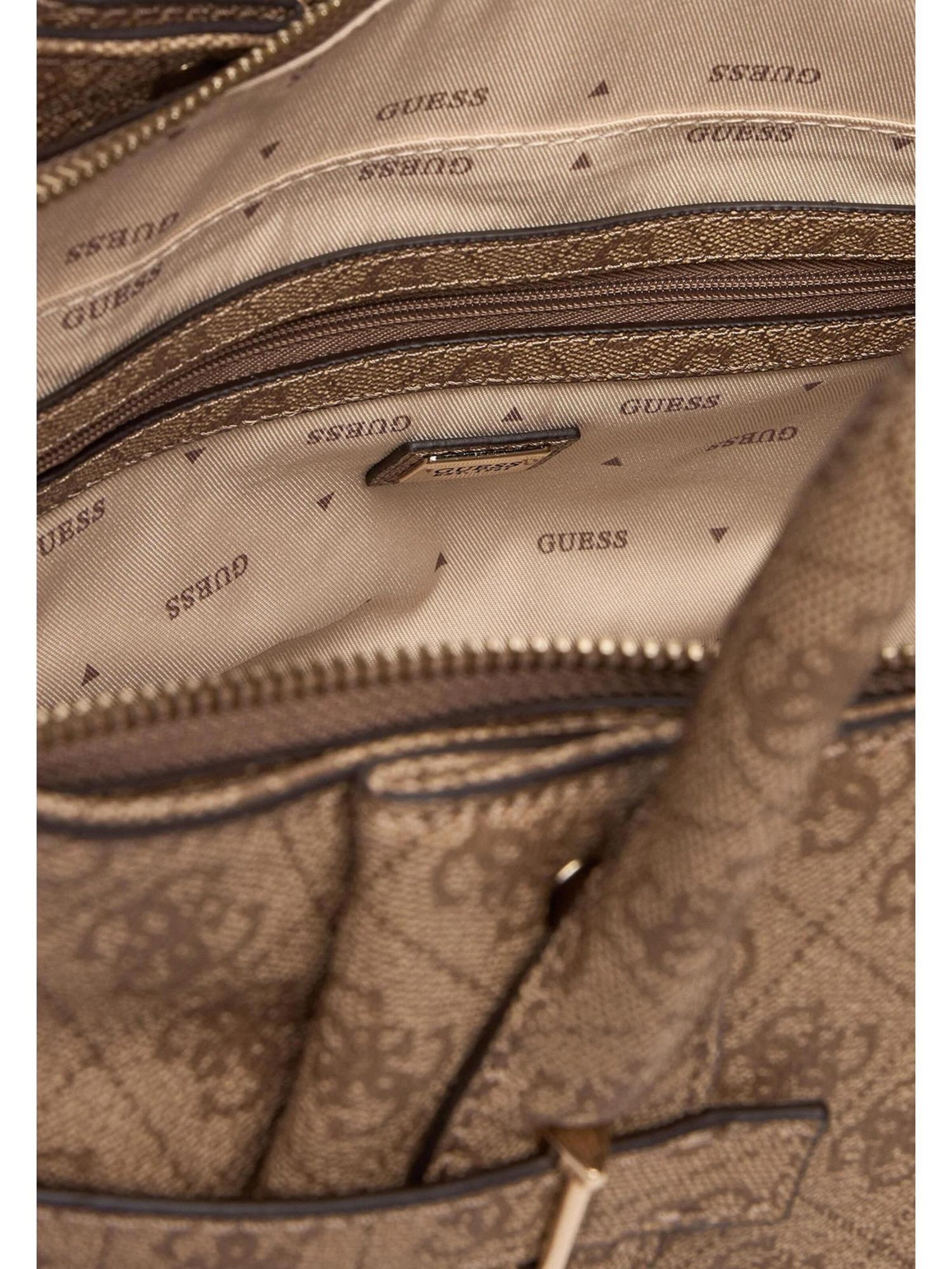 GUESS - Bolso de hombro 'YESBA GIRLFRIEND SATCHEL HWSG78 33070' en beige