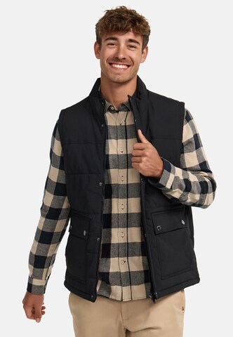 INDICODE JEANS Bodywarmer in Zwart: voorkant