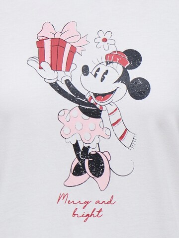 T-shirt 'Mickey Life' ONLY en blanc