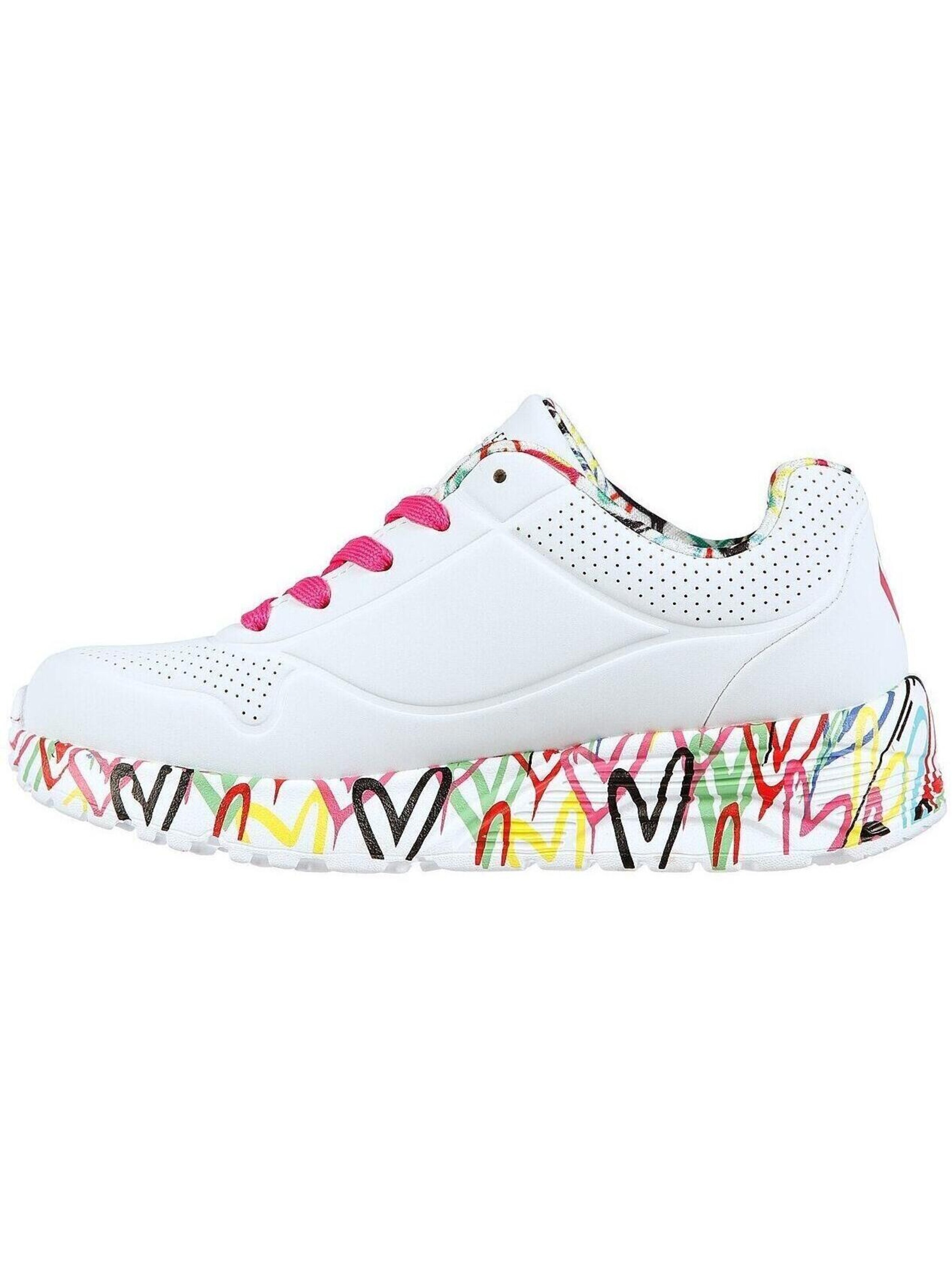 SKECHERS Sports shoe 'Skechers Uno Lite - Lovely Luv' in White