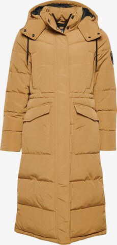 Manteau d’hiver 'Everest' Superdry en beige : devant