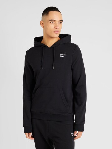 Reebok - Sweatshirt de desporto 'IDENTITY' em preto: frente