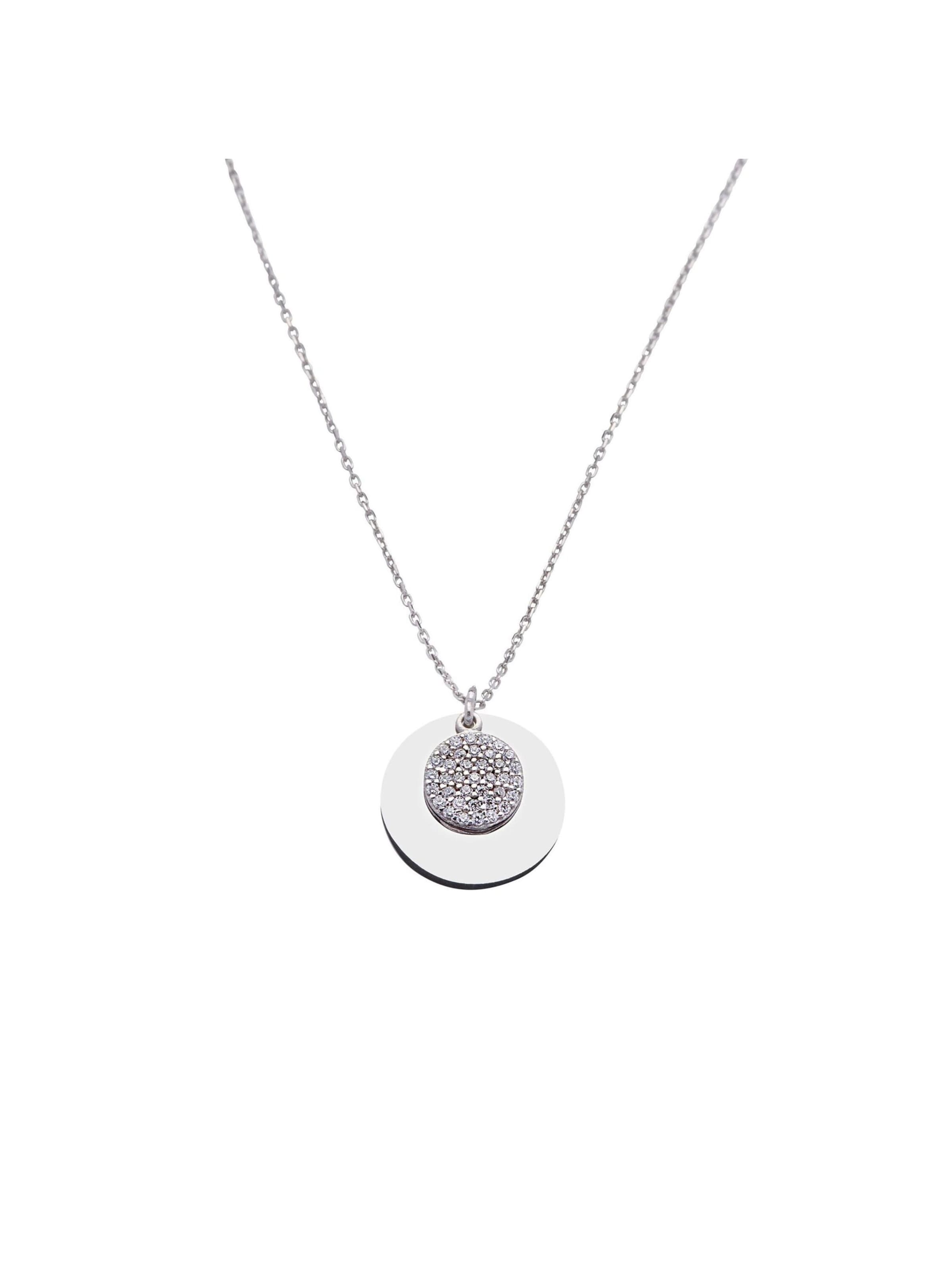 Dkeniz Necklace in White: front
