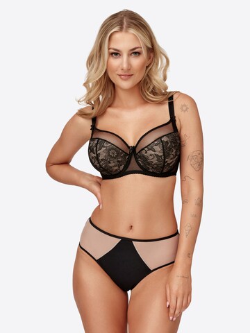 Azal T-shirt Bra 'Anita' in Black