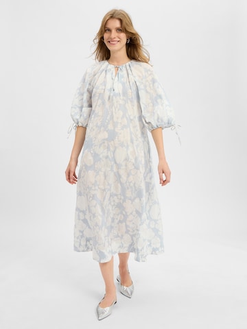 Robe d’été Samsøe Samsøe en bleu : devant