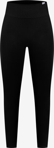 Smilodox Skinny Workout Pants 'Amaze Pro' in Black: front