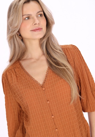 Chemisier 'Casual' Usha en beige