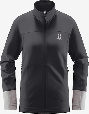 Haglöfs Athletic Fleece Jacket 'Betula' in Grey: front