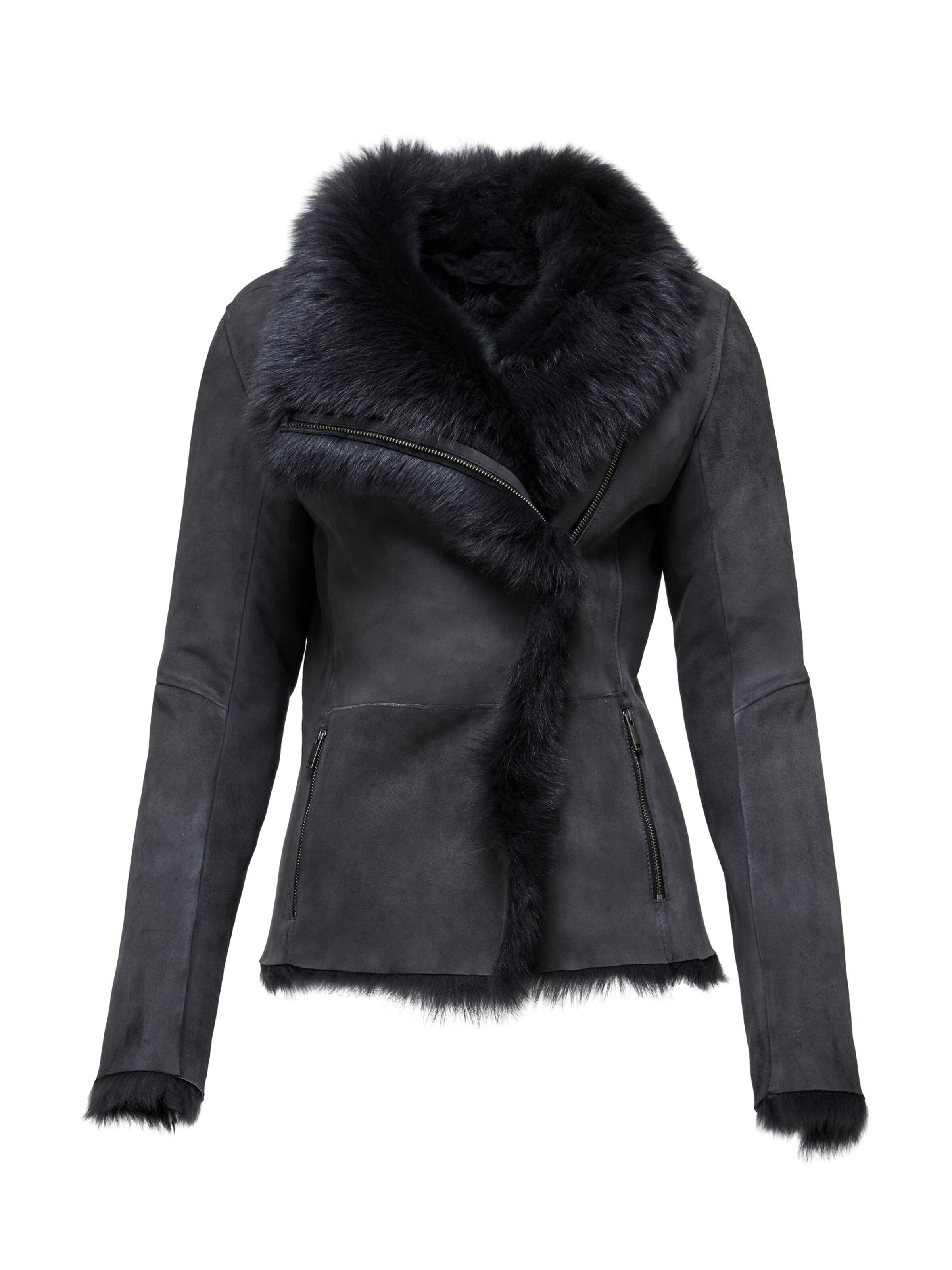 V S P Winter Jacket 'Adila' in Grey: front