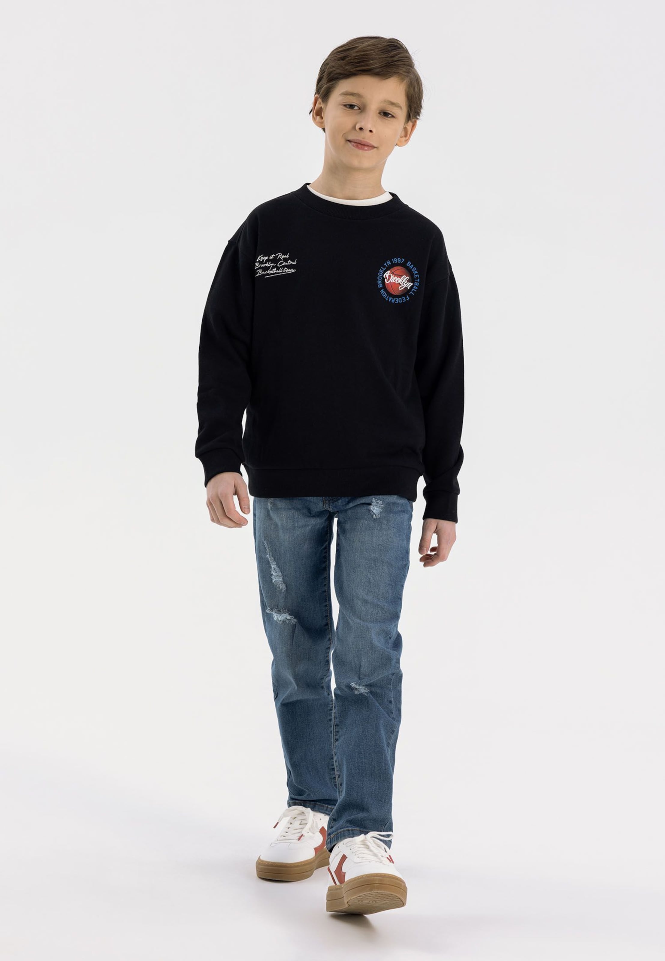 MINOTI Regularen Kavbojke | modra barva: sprednja stran